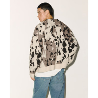 Abercrombie & Fitch 120-5179 豹纹V领 图片色 M 男士针织衫