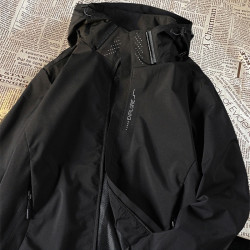 金洋船 冲锋衣棉袄外套棉服男士加绒加厚保暖三防水防风户棉衣女冬季薄款