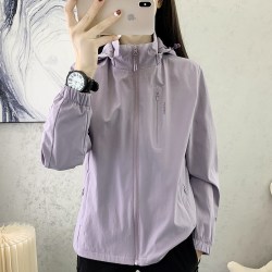 豹迹 品牌冲锋衣女秋季薄款户外宽松弹力防风防水徒步登山服外套套装潮