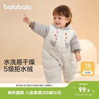 巴拉巴拉 儿童羽绒连体衣宝宝男女童保暖造型萌趣可爱时尚洋气俏皮
