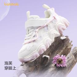 巴拉巴拉 女童保暖加绒甜美老爹鞋