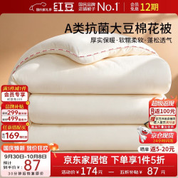 Hodo A类抗菌大豆棉花被子被芯家用空调被棉被秋冬被春秋被2*2.3m/5斤