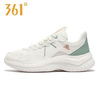 361° 运动鞋女鞋革面跑鞋防泼水耐磨运动鞋软底舒适鞋