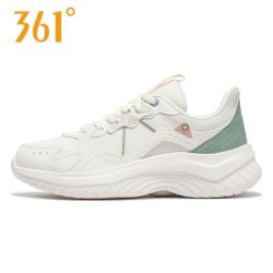 361° 运动鞋女鞋革面跑鞋防泼水耐磨运动鞋软底舒适鞋