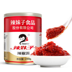 辣妹子 辣椒酱248g/罐 湖南小炒酱湘式调味酱 烧烤火锅调味