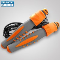 宅家燃脂：WOLK WOOK 沃尔克 正品包邮考试专用计数跳绳 减肥跳绳 专业卡路里减肥跳绳