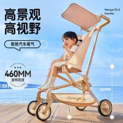 泰博卓 丸丫T2-2二代遛娃神器轻便婴儿童手推车1岁溜娃可坐可折叠口袋推车