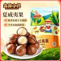 宅家食光:森林小将 净重-新货夏威夷果袋装奶油味薄皮坚果炒货新鲜生货干果送开壳器
