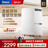 德业 双变频除湿机 家用净化地下室防潮轻音智能抽湿器P40