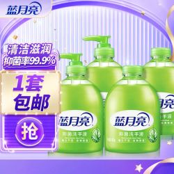 蓝月亮 芦荟洗手液   抑菌率99.9% 滋润双手 守护健康 500g*2瓶+500g*2瓶补