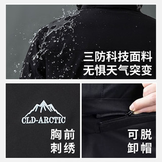 雪中飞 三合一鹅绒羽绒服 防风保暖 男士外套