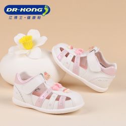 江博士 夏季女童包头学步鞋二段透气凉鞋1S14A2025AW0
