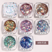 CY春柚美甲饰品妖精之瞳指甲韩国亮片新款渐变爆闪闪粉亮片