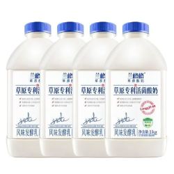 兰格格 草原专利活菌酸奶 1kg*4瓶
