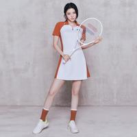 斐乐 女装运动连衣裙女士网球基础POLO裙（含短裤）