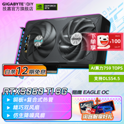 技嘉 RTX 5060 Ti 16G 8G显卡 5060Ti EAGEL OC 8G