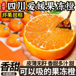 粤迎 正宗四川爱媛38号果冻橙柑橘桔子橙子时令新鲜水果 5斤优选装净4斤