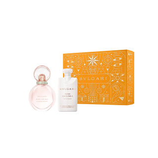宝格丽 沐光玫香女士礼盒欢沁玫香香水50ml+身体乳75ml