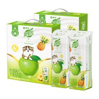 蒙牛 真果粒清甜苹果汁+真实菠萝粒 240g*10包 乳饮料