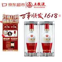 五粮液 1618 红白瓶 52%vol 浓香型白酒 500ml*2瓶 双支装