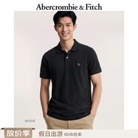 Abercrombie & Fitch 124-6035 美式复古 黑色 M POLO衫