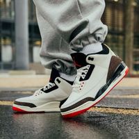 百亿补贴：耐克 Air Jordan 3 男款低帮舒适百搭白黑篮球鞋 IF4396-103