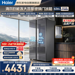 海尔 巨能冻系列 BCD-515WLHSSEDS9 风冷对开门冰箱 515L 星蕴银