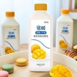 新希望 活润酸奶910g*3桶大果粒草莓桑葚黄桃芒果