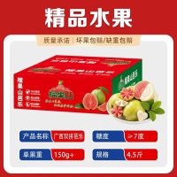 榴果山 广西双拼芭乐4.5斤软糯红心芭乐番石榴新鲜水果礼盒