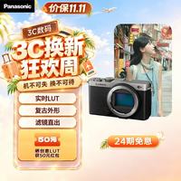 松下 LUMIX S9 全画幅 微单相机 银灰色 单机身