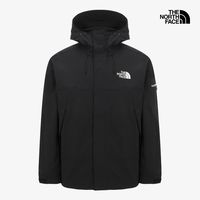 百亿补贴：北面 SS26新款FREE JACKET连帽情侣款夹克冲锋衣 黑色NJ3BS01A