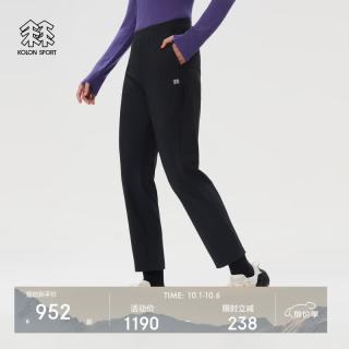 KOLON SPORT 户外休闲裤 女士接触凉感防晒UPF50+针织裤