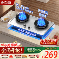 志高 JZY-KN108A 5.0kW猛火 液化气嵌入式燃气灶