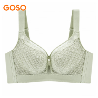 GOSO香蜜闺秀 聚拢调整无钢圈文胸 豆绿 70C