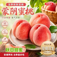 京地达 山东蒙阴黄金油蟠桃 单果130g起 净重3斤
