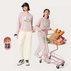 李宁 卫衣女子小鹿斑比玛丽猫圆领运动上衣