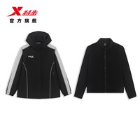 特步 生活系列丨三合一软壳两件套女2026年冬季新款户外运动外套女