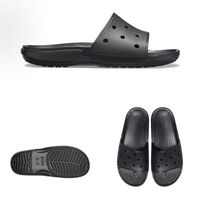 海边度假:crocs 经典舒适 外穿 透气 EVA 一字拖鞋 男女款206121-001