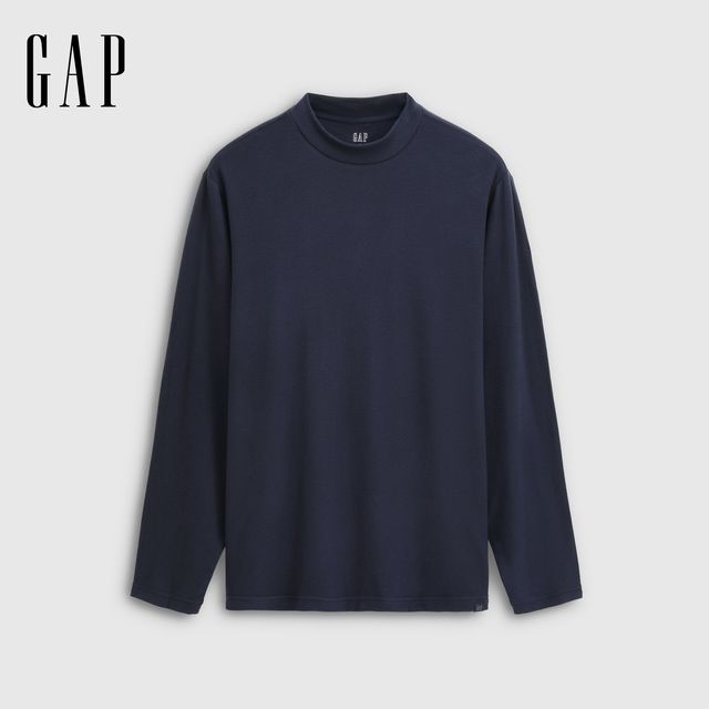 Gap 男装秋季新款时尚内搭半高领打底衫休闲百搭上衣788434