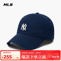MLB 帽子男女棒球帽软顶鸭舌帽遮阳运动帽四季礼物3ACP7701N-50NYS-F