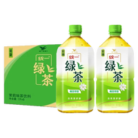百亿补贴：统一 绿茶 1L*8瓶 整箱批发新老包装多省包邮