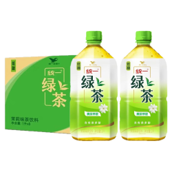 统一 绿茶 1L*8瓶 整箱批发新老包装多省包邮