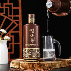 鸭溪窖 鸭溪酱酒 匠心传承 贵州酱酒 纯粮食 口粮白酒 53度 500mL 6瓶 双瓶装 送礼袋