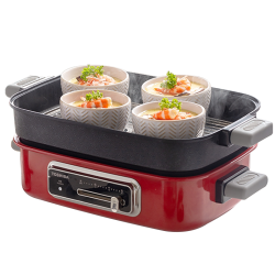 东芝 多功能电火锅料理锅电煮锅一体锅网红锅电热火锅家用电烤肉锅