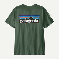 巴塔哥尼亚 自营欧洲直邮Patagonia巴塔哥尼亚 男士林冠绿色棉质P-6 Logo印花