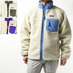 巴塔哥尼亚 日本直邮巴塔哥尼亚 Patagonia 男款经典复古抓绒夹克 23057 立领