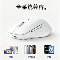艾普索 MacBook Neo苹果电脑适用蓝牙静音无线鼠标typec接口ipad平板通用