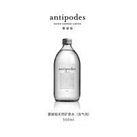 寰彼极（antipodes）新西兰进口高端含气天然矿泉水500ml单支装