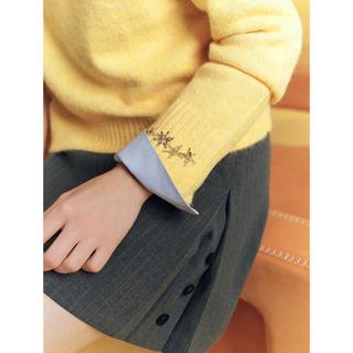 ELLE 马海毛混纺 女士针织衫