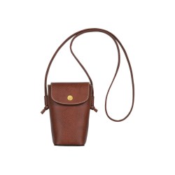 LONGCHAMP ÉPURE 皮革滚边装饰手机壳小包34193HYZ
